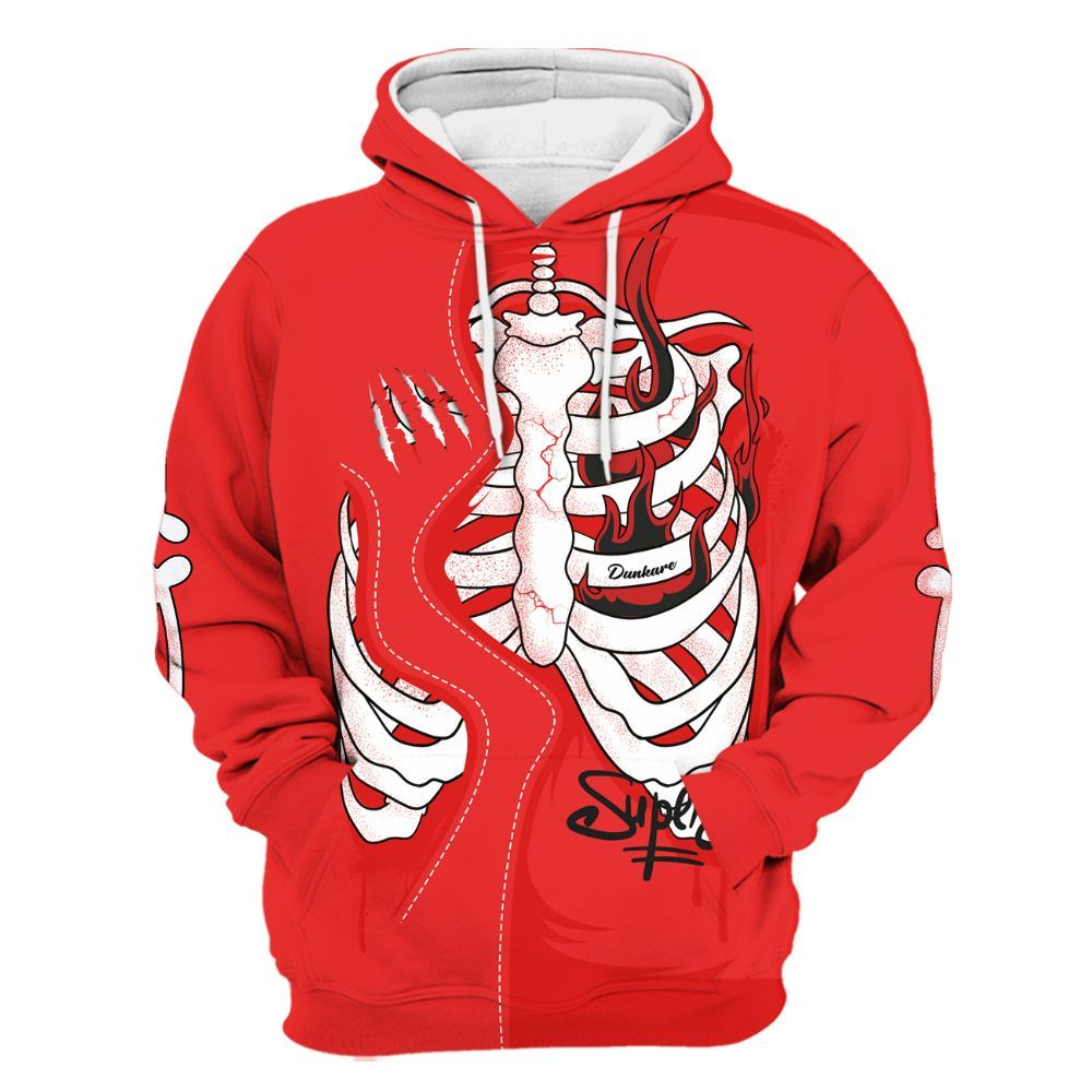 Hoodie To Match Red Thunder 4s - It's The Kick For Me All Over Print