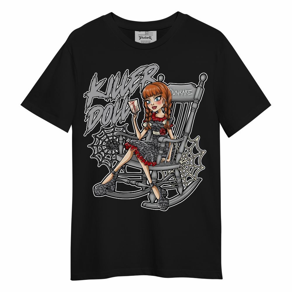 Shirt To Match Cement Grey 3s - Killer Doll-A Halloween Unisex Shirt