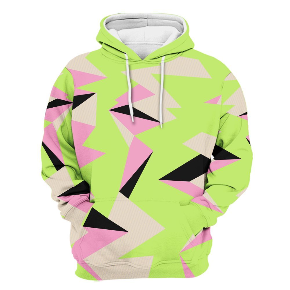 Hoodie To Match Jack Black Night Silver - Geometric Camouflage Pattern All Over Print