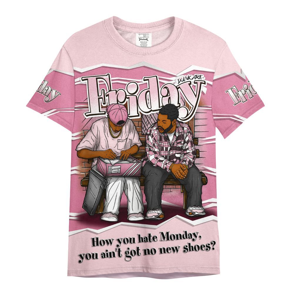 Shirt To Match GS Pearl Pink 12s Shirt, Friday Movie 90s TV All Over Print