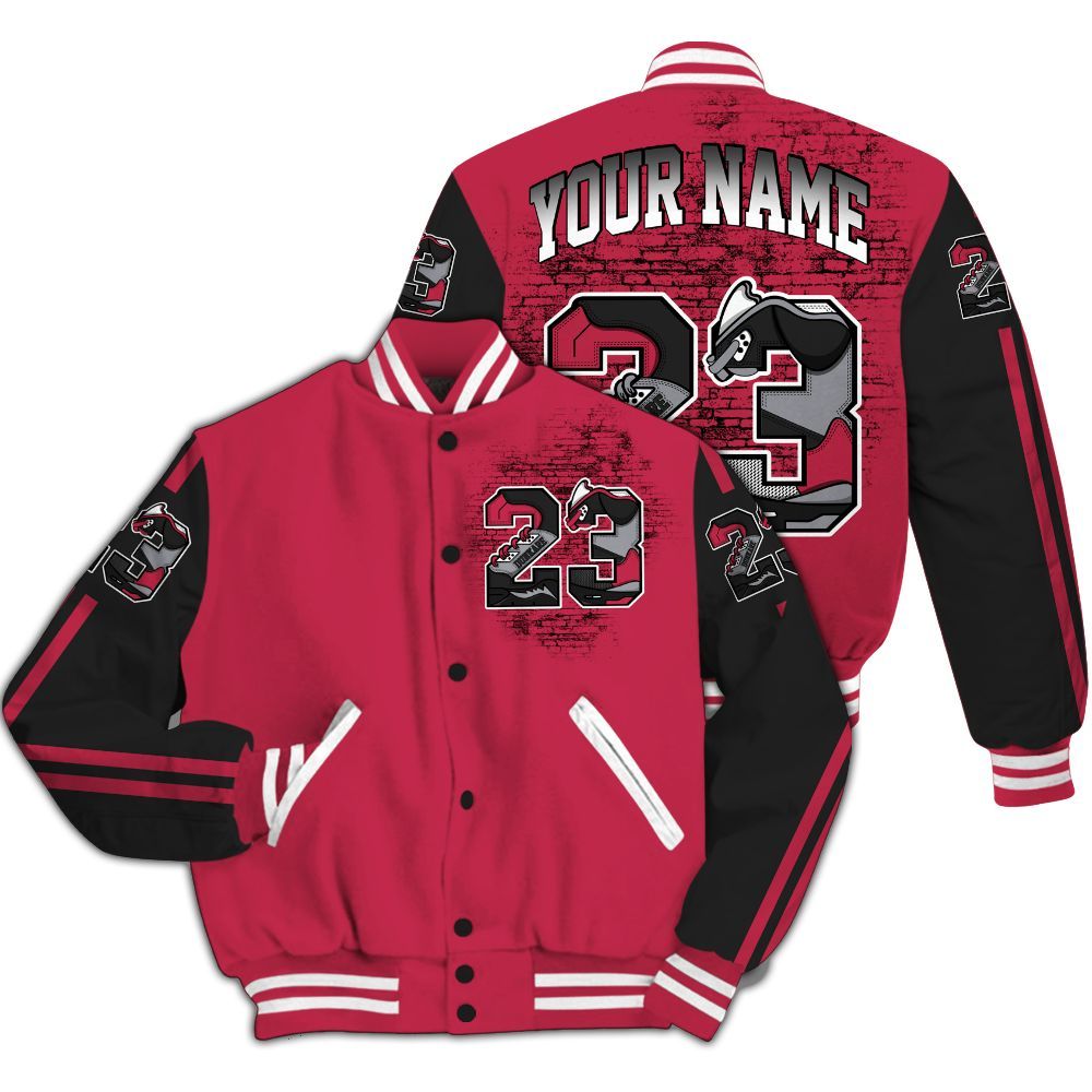 Varsity Jacket To Match Toro Bravo 4s - Custom Name Number 23 5s All Over Print