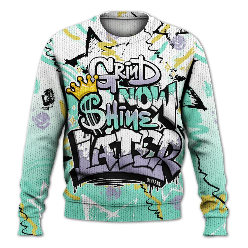 Sweater To Match Dunk Low Easter 2026 - Grind Shine Later Drip Graphic