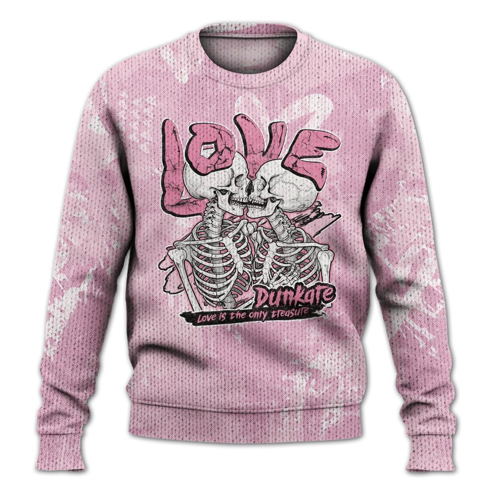 Knitted Sweater To Match Orchid 4s - Skull Love