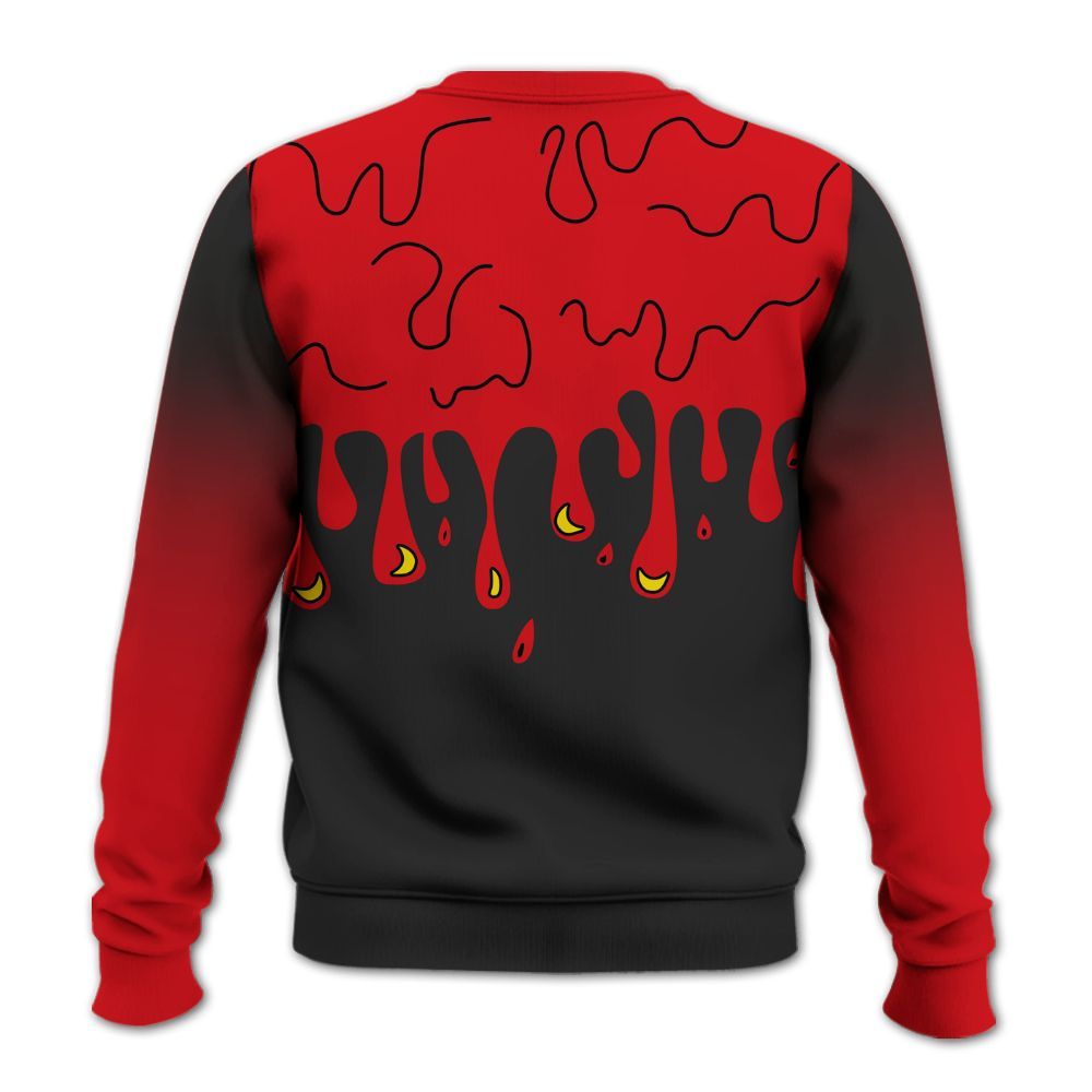 Sweatshirt To Match Ferrari 14s - Trust No One Drip All Over Print