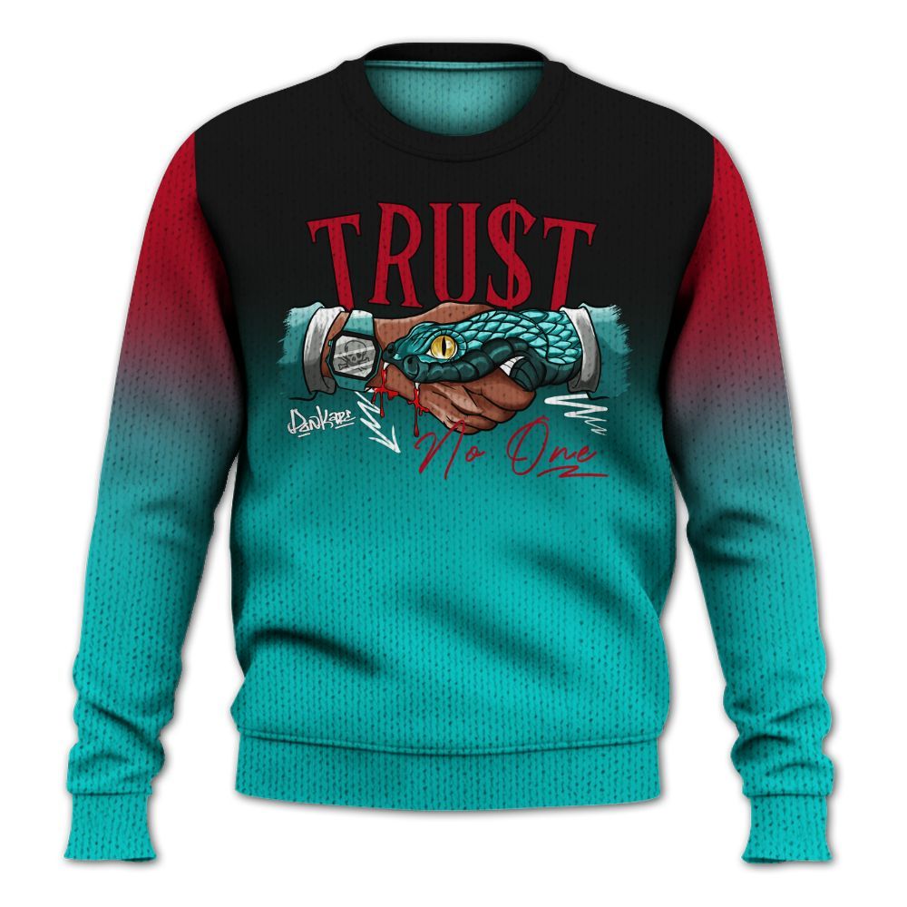 Sweater To Match Air Griffey Max 1 Freshwater - Snake Trust No One Drip Graphic