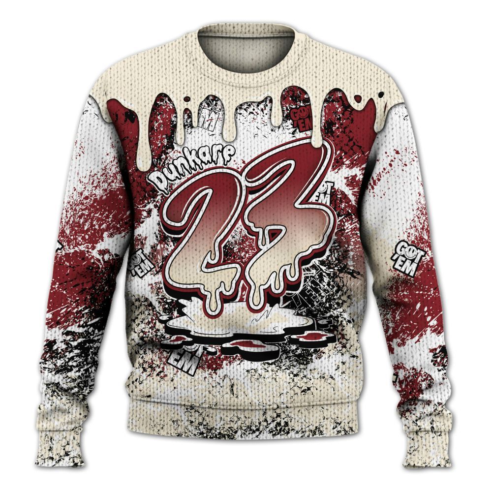 Sweater To Match Valentine's Day 2026 4s - Dripping 23 Drip Graphic