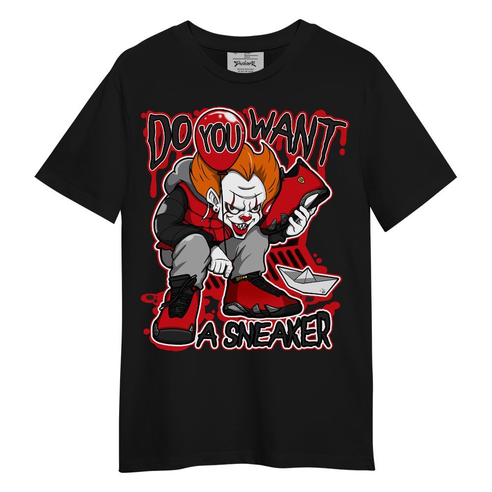 Shirt To Match Ferrari 14s - Clown Scary Sneakers Halloween Graphic