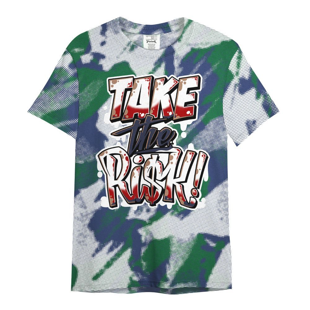 Shirt To Match Midnight Navy 13s - Take Risks Abstract All Over Print