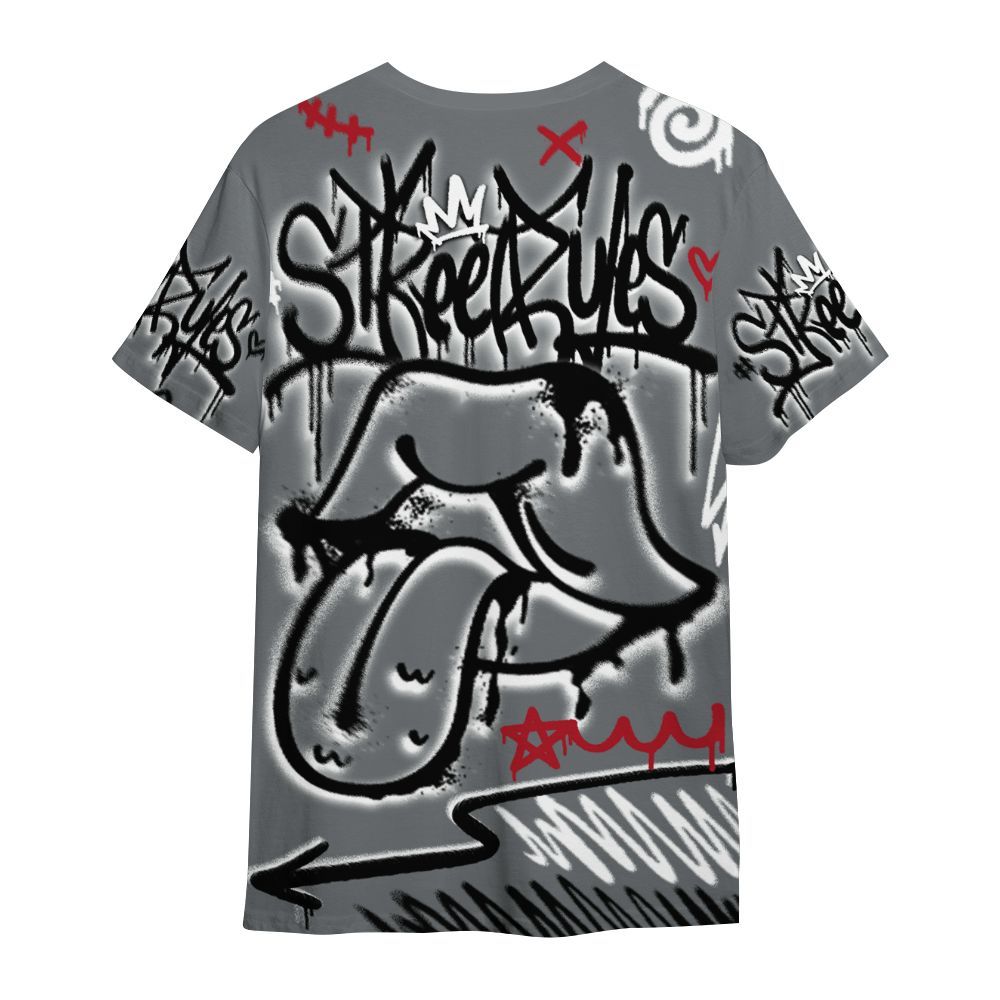 Shirt To Match Retro Fire Red 9s - Break Rules Streetwear All Over Print