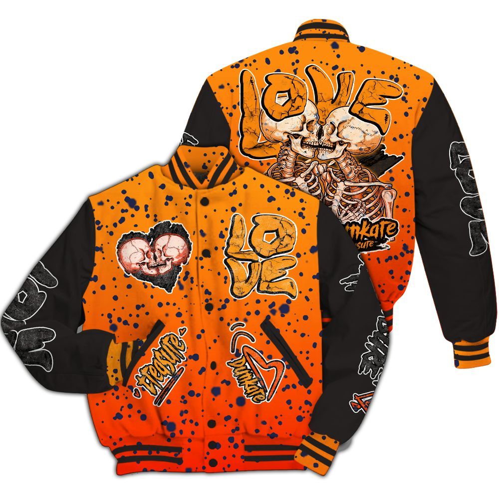 Varsity Jacket To Match Air Max DN Safari Olympic - Skull Bear All Over Print