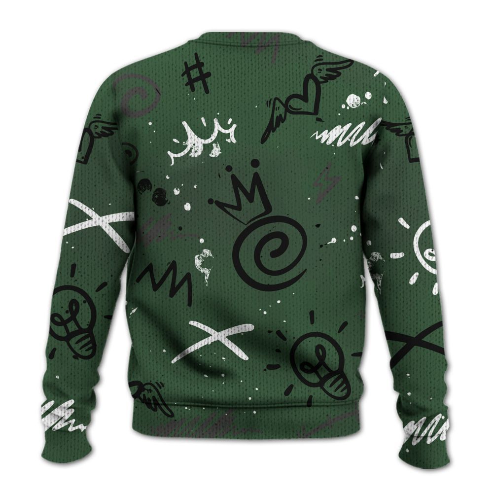 Knitted Sweater To Match Dunk Low Skateboards Black - Drip Been Di2ferent