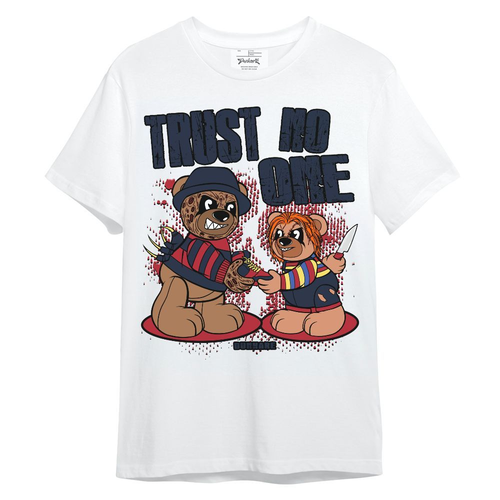 Shirt To Match Dunk Low COJP What The 2024 - Trust No One Bear Halloween Unisex Shirt