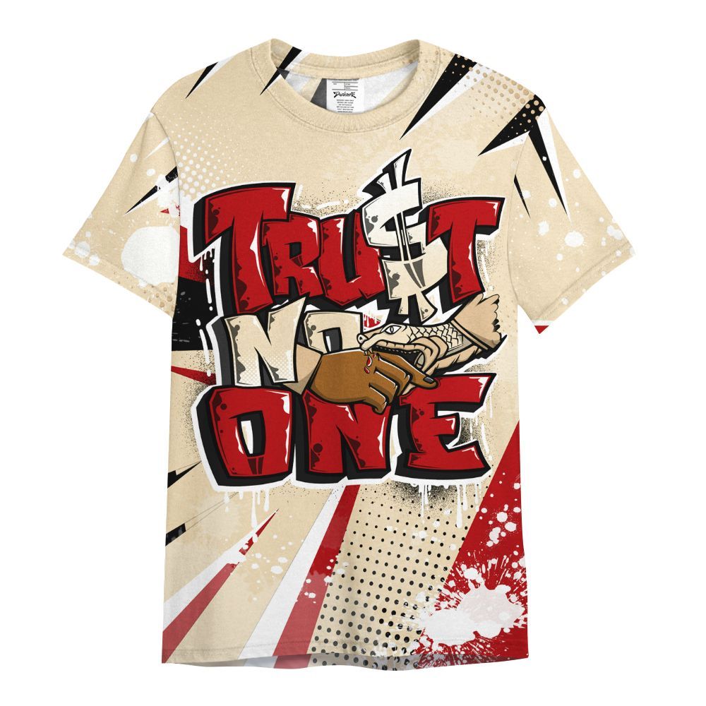 Shirt To Match Dunk Low Strawberry Waffle - Poly Trust No One Dripping All Over Print