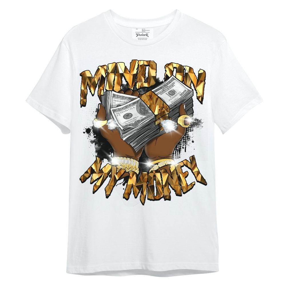 Shirt To Match NET Gold 4s - Mind On My Money Graphic Unisex Shirt
