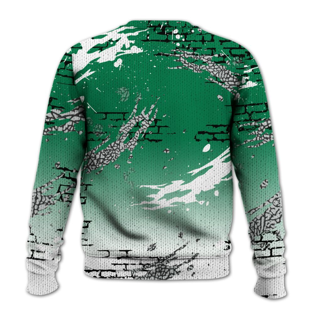 Knitted Sweater To Match Pine Green 3s - Values Of Loyalty Drip