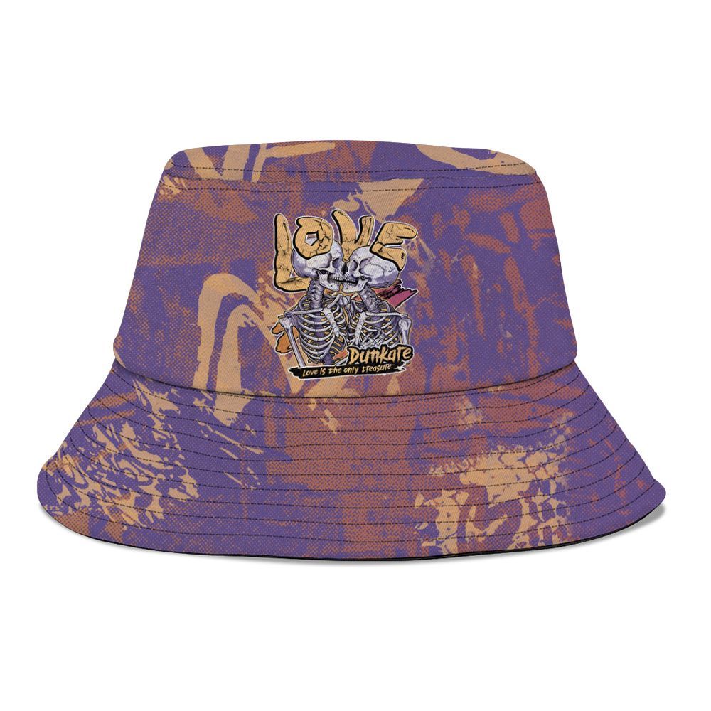 Bucket Hat To Match Book Sunset 1s - Skull Love Graphic