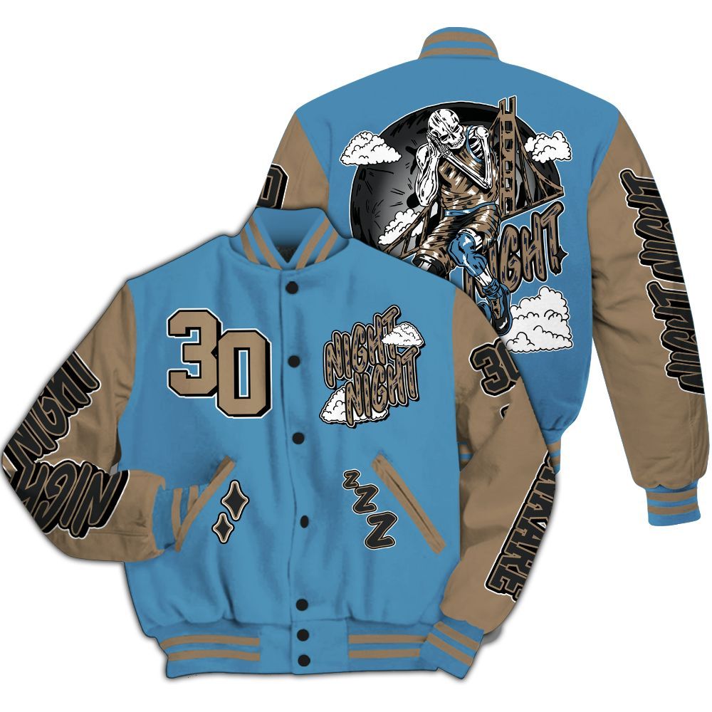 Varsity Jacket To Match Air Force 1 Stash - Seeya Skeleton All Over Print