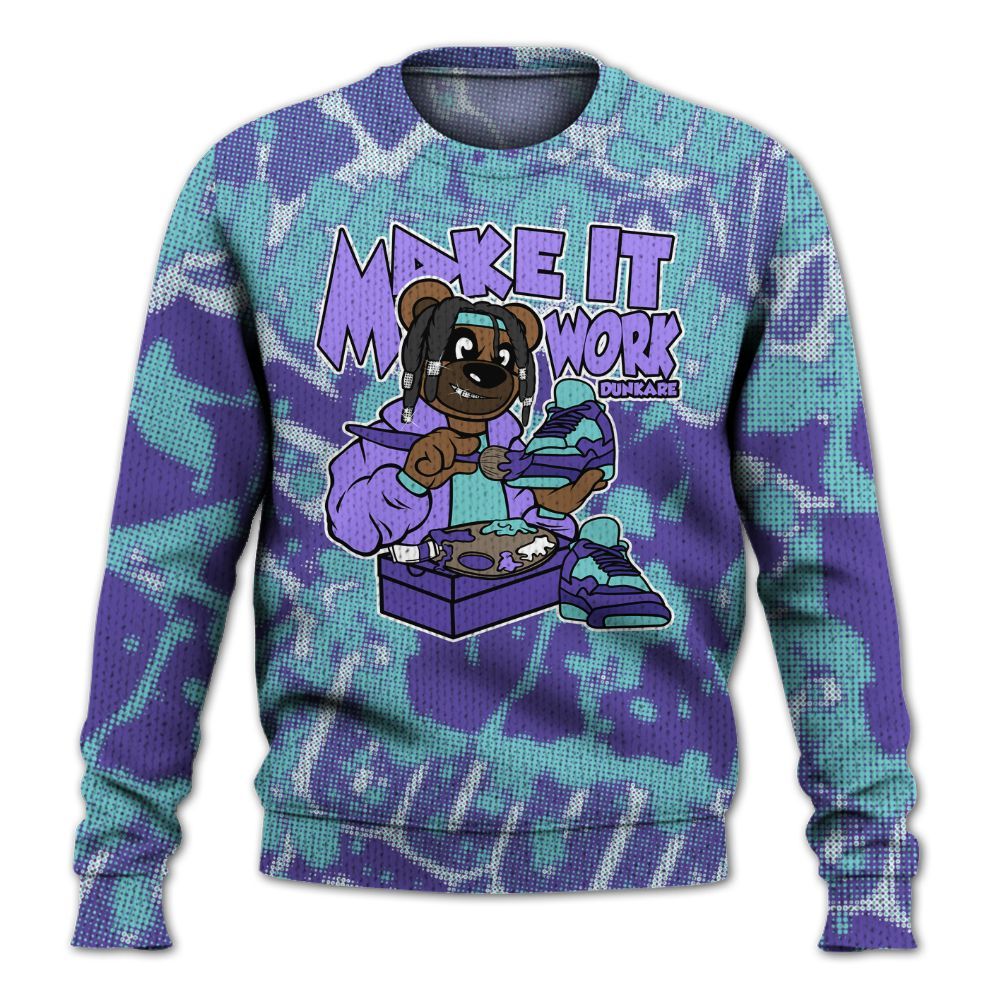 Knitted Sweater To Match Low Hornets 1s - Pull It Off Bear Street