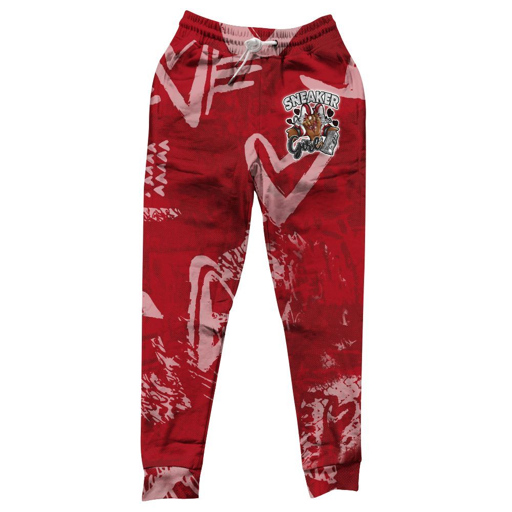 Sweatpant To Match Bred Velvet 11s - Sneakerz Girlz All Over Print