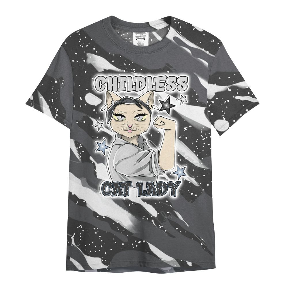Shirt To Match Reverse Oreo 6s - Childless Kat Lady All Over Print