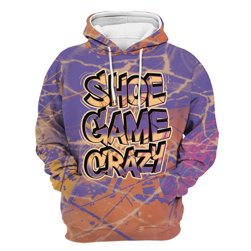 Hoodie To Match Book Sunset 1s - Shoe Game Crazy Graphic All Over Print