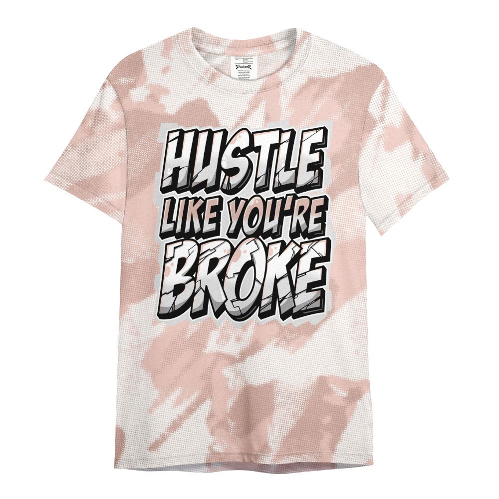 Shirt To Match Low Legend Pink 11s - Hustles Like Broke Abstract All Over Print