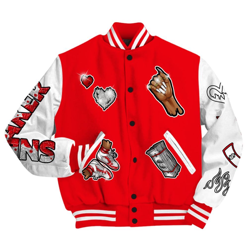Varsity Jacket To Match Air Max 1 Low Poly - Sneakerz Girlz All Over Print