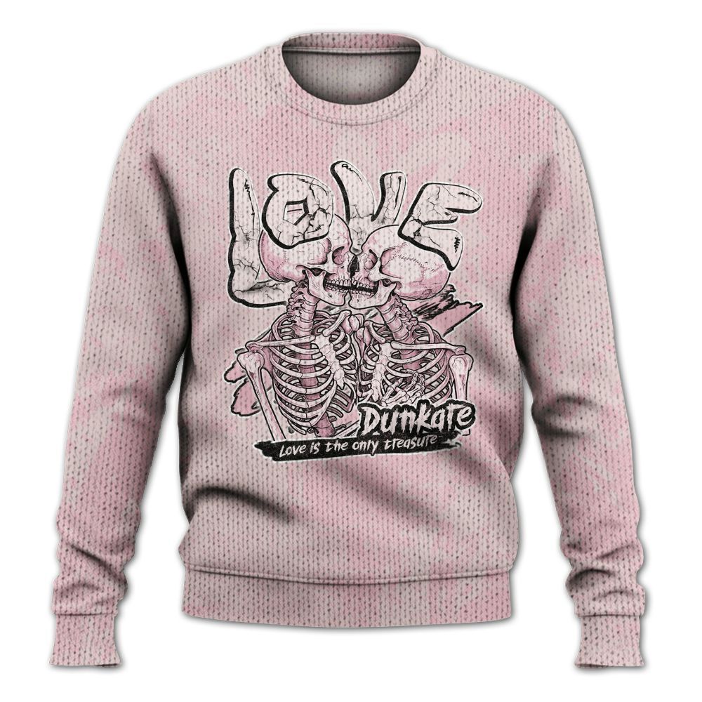 Knitted Sweater To Match Dunk Low KD 17 Aunt Pearl - Skull Love