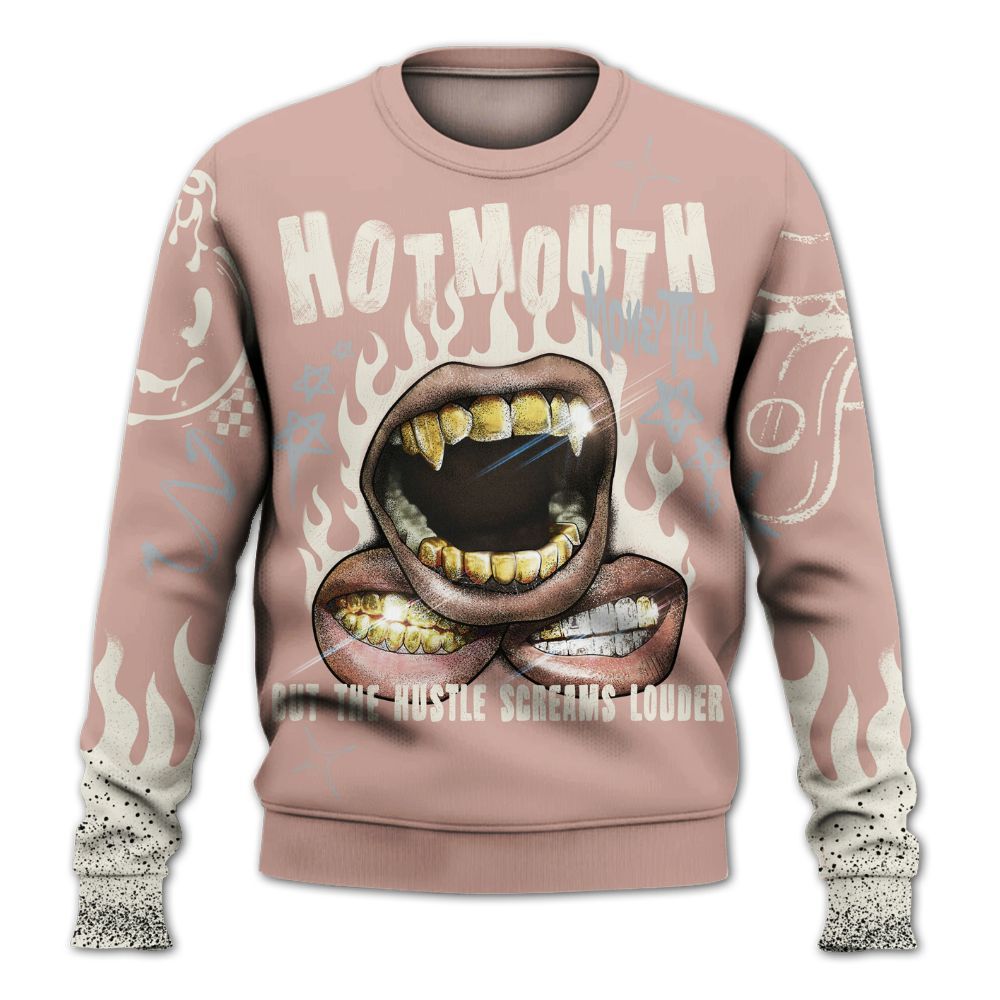 Sweatshirt To Match Air Force Low 1 Arctic Orange - Mouth Burning Street Style All Over Print