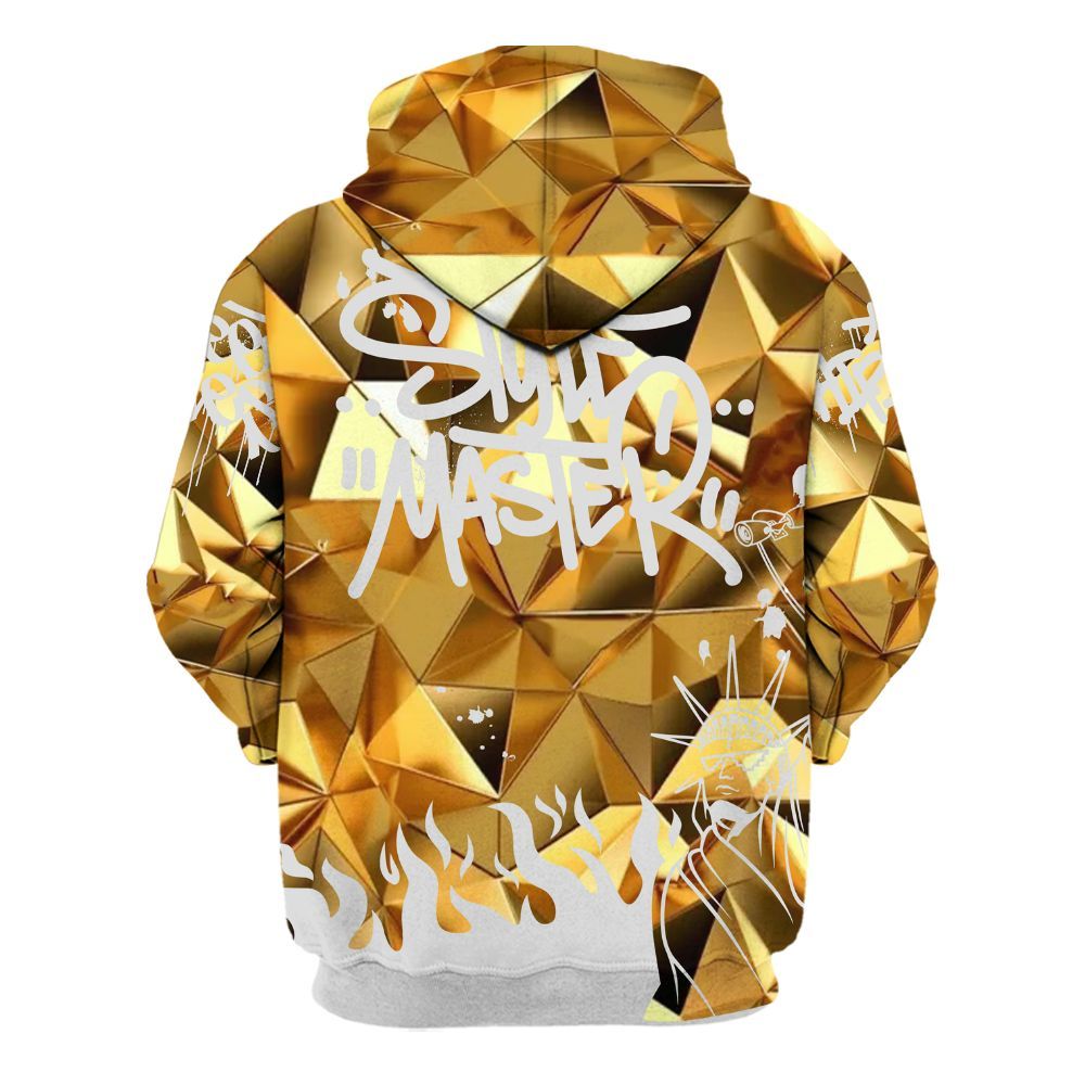 Hoodie To Match NET Gold 4s - Graphic Fck Around Find Out All Over Print