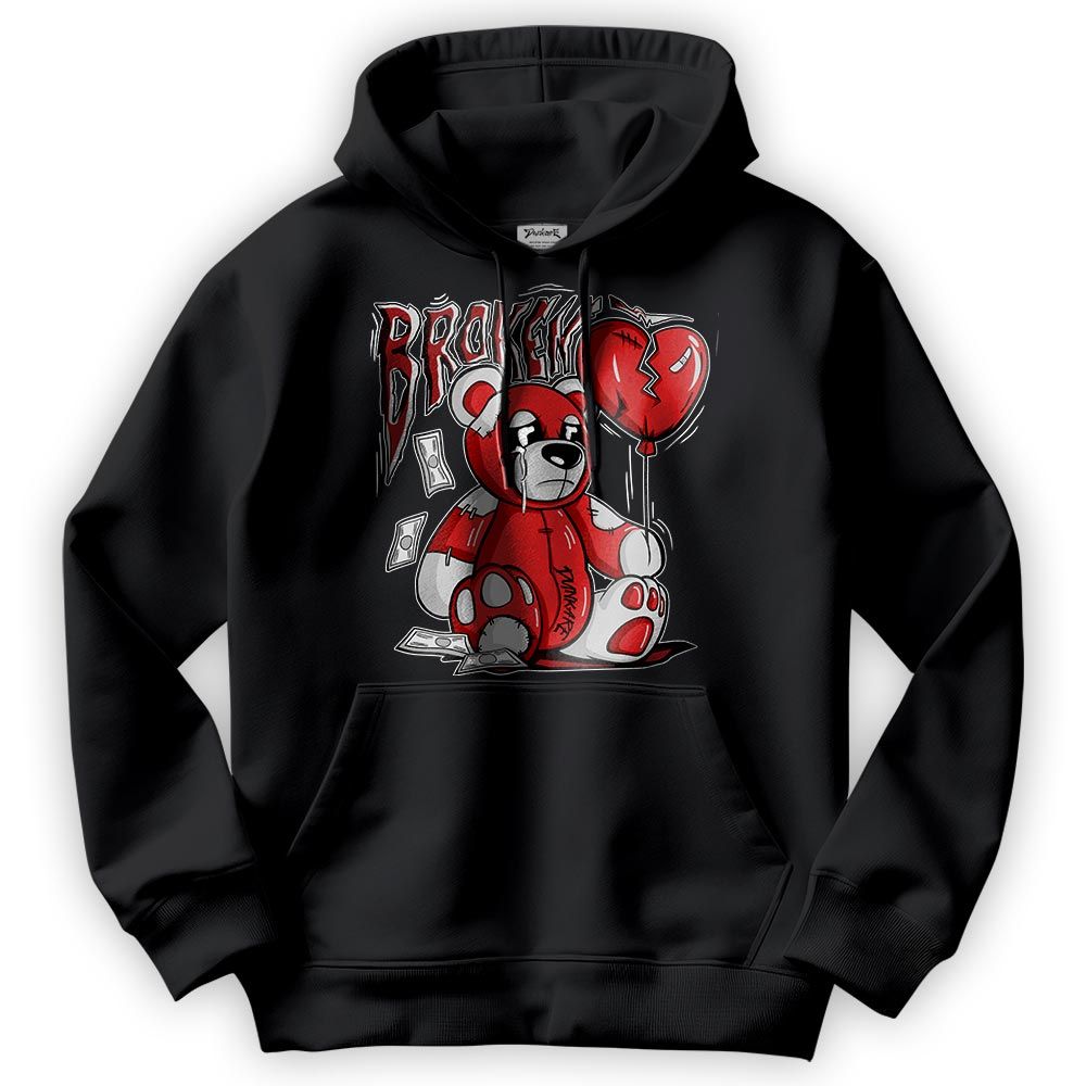 Sweatshirt To Match Hoodie Broken Bear, 12 Red Taxi Hoodie To Match Sneaker 2304 NCMD