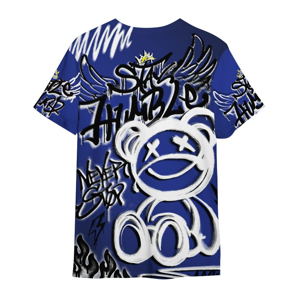 Shirt To Match Air Max Plus Black Racer Blue - Humble Drip Streetwear Graffity All Over Print