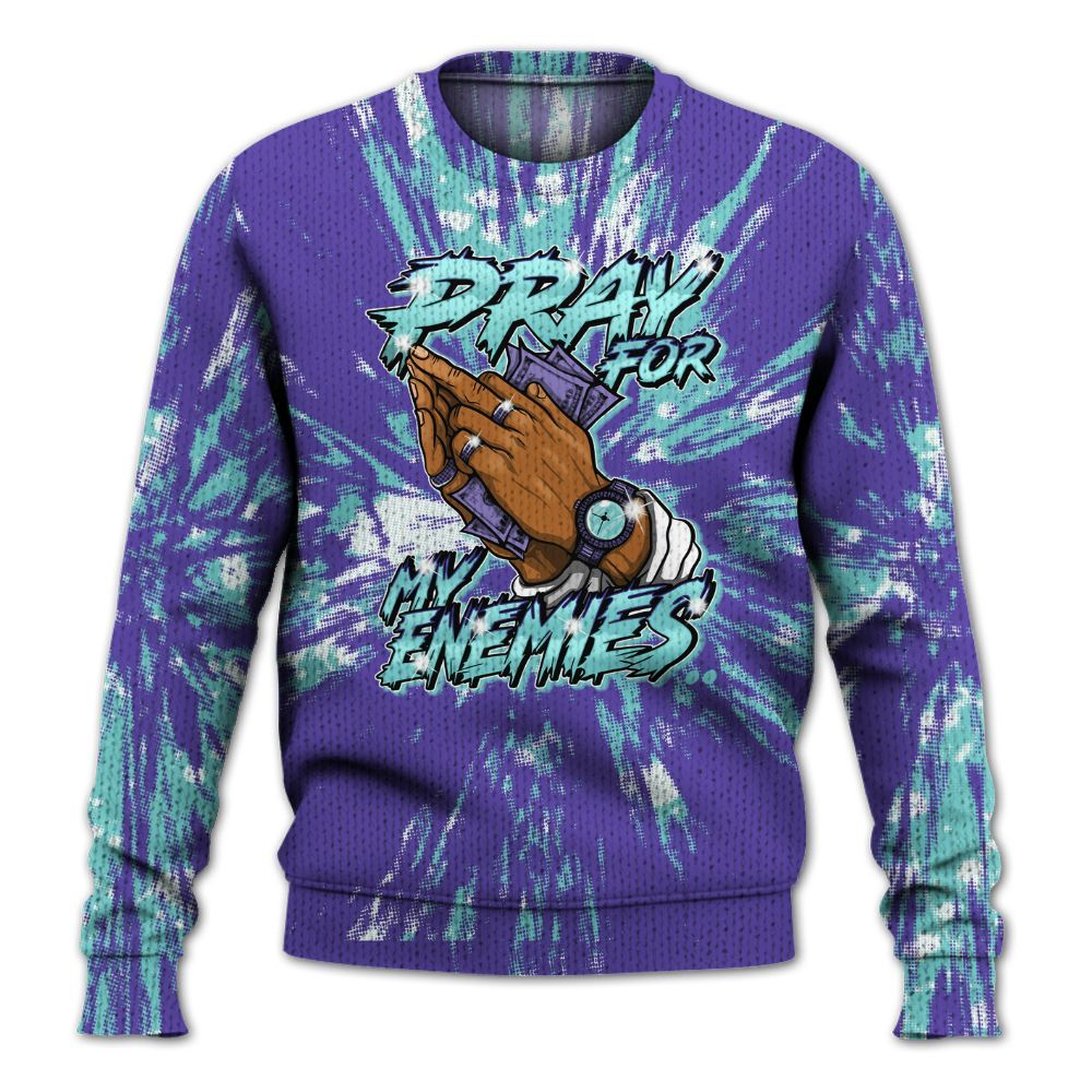 Knitted Sweater To Match Low Hornets 1s - Prayed For Enemies Graphic Luxury