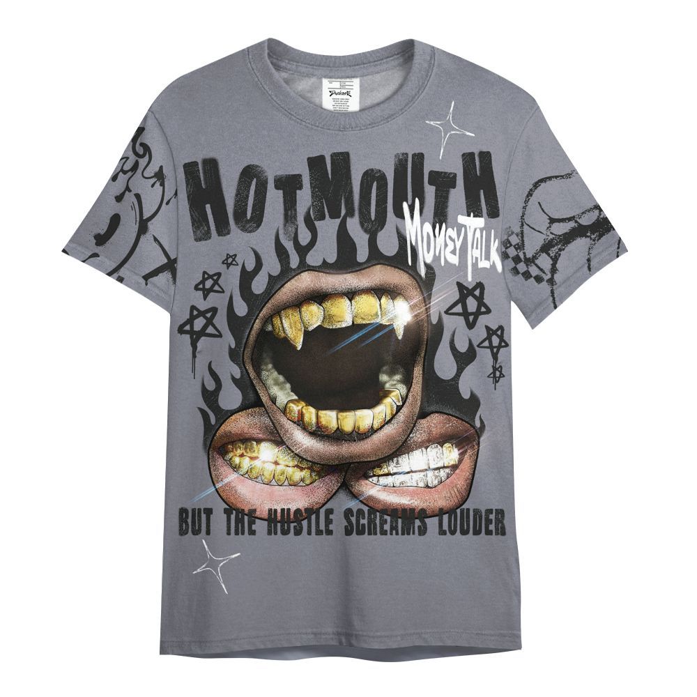 Shirt To Match Retro Black Flint 13s - Mouth Burning Street Style All Over Print