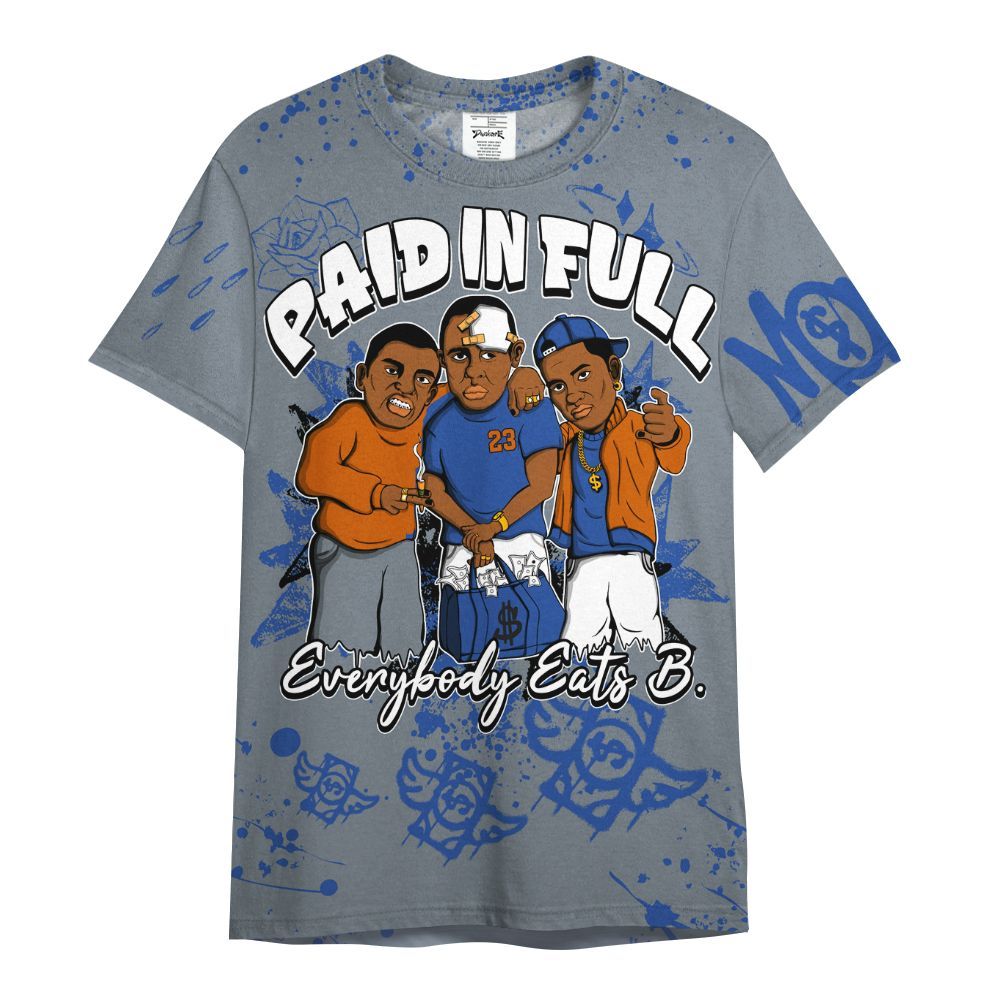 Shirt To Match RS-X GS League - Everybody Paid In Full Crayon All Over Print