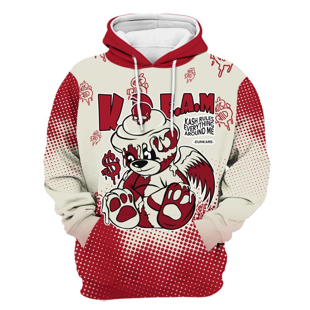 Hoodie To Match 2025 High OG Cinnabar 1s - Loot Bear Unique Drip All Over Print