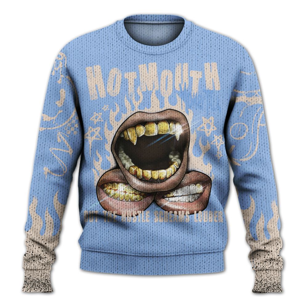 Knitted Sweater To Match Air Max 1 Royal Pulse - Mouth Burning Street Style