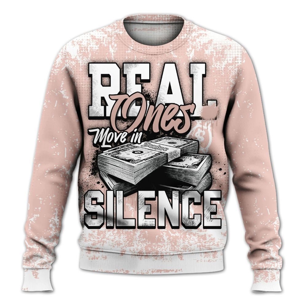 Sweatshirt To Match Low Legend Pink 11s - Move In Silence Money Street Retro All Over Print