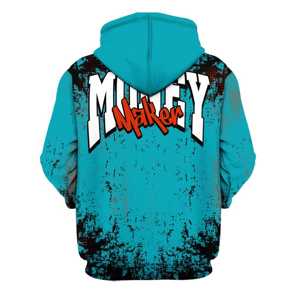 Hoodie To Match Dunk Low KD 17 N7 - Move In Silence Money Street Retro All Over Print