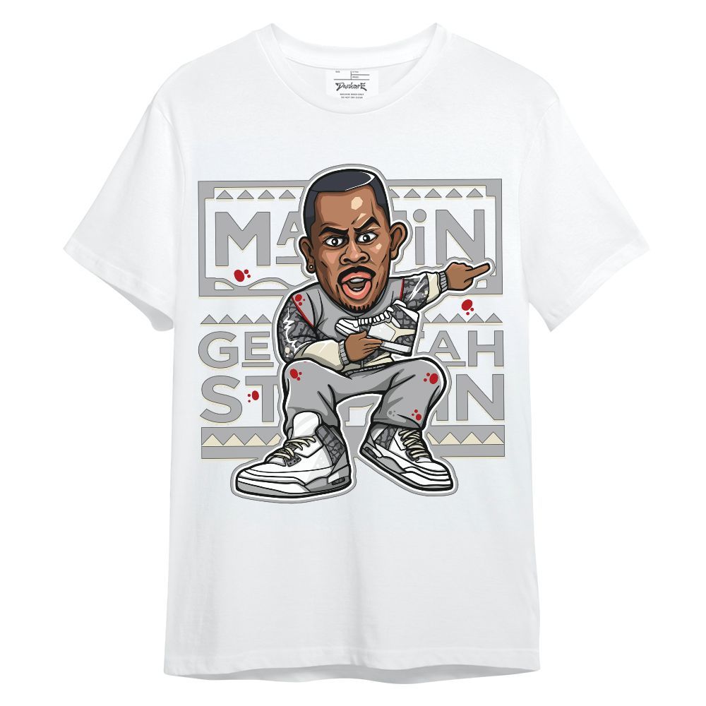 Shirt To Match Cement Grey 3s - Get Tag Sneakers Steppin' Graphic Unisex Shirt