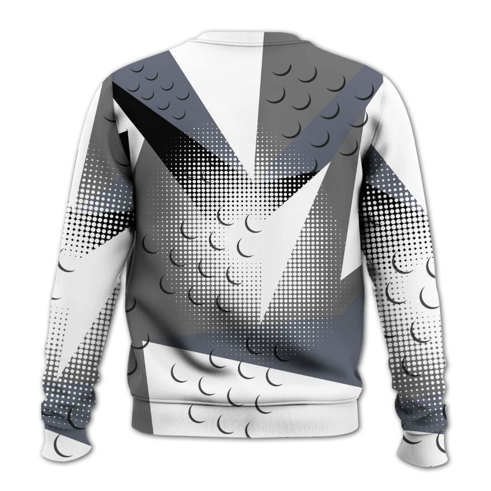 Sweatshirt To Match Cool Grey 6s - Poly Custom Name Number 23 5s All Over Print