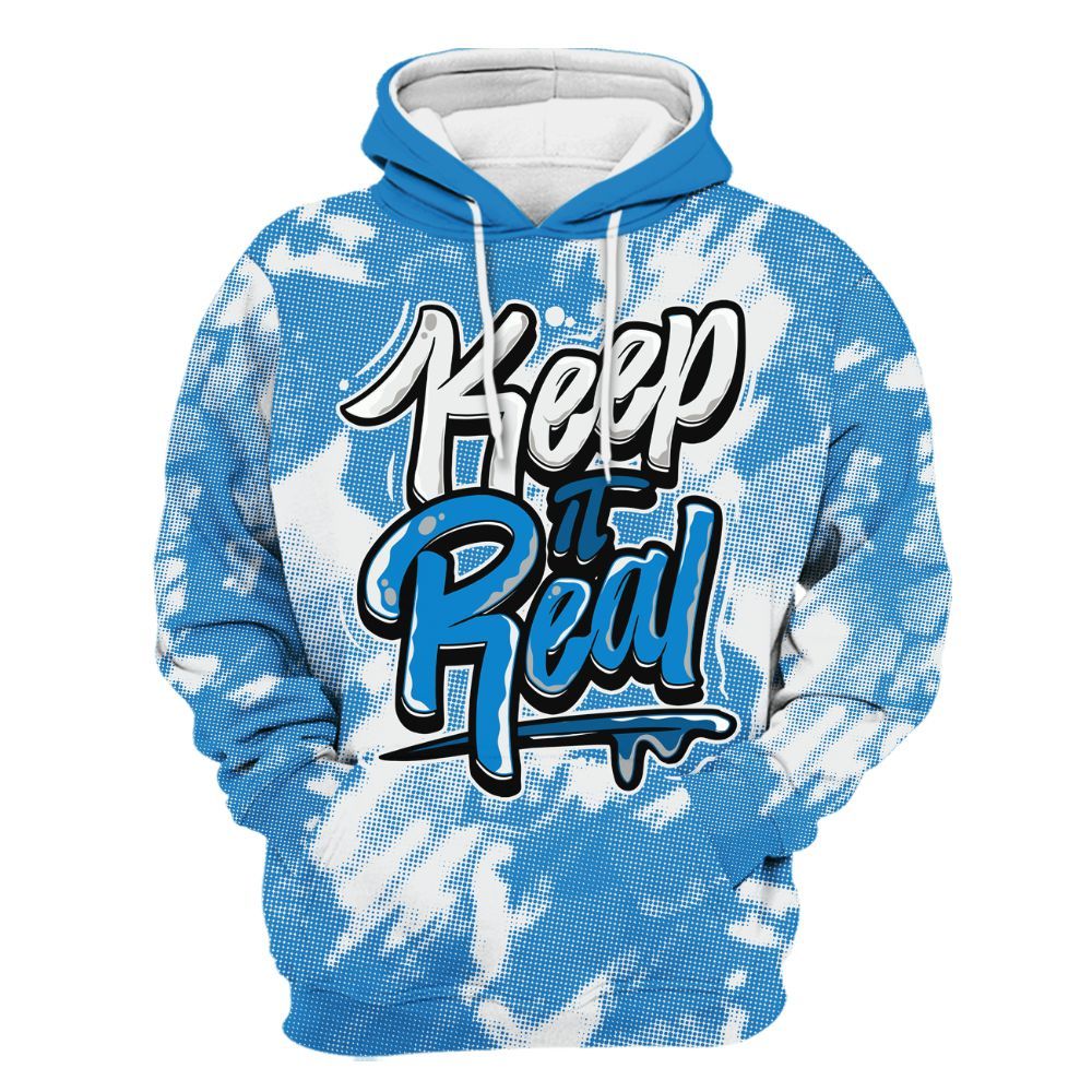 Hoodie To Match Industrial Blue 4s - Keeping It Reals Shirt Unisex Oufit All Over Print