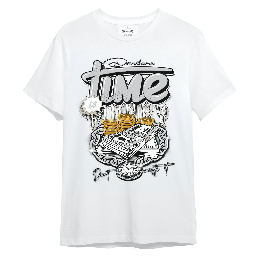 Shirt To Match Metallic Silver 2024 5s - Time Is Money Graphic