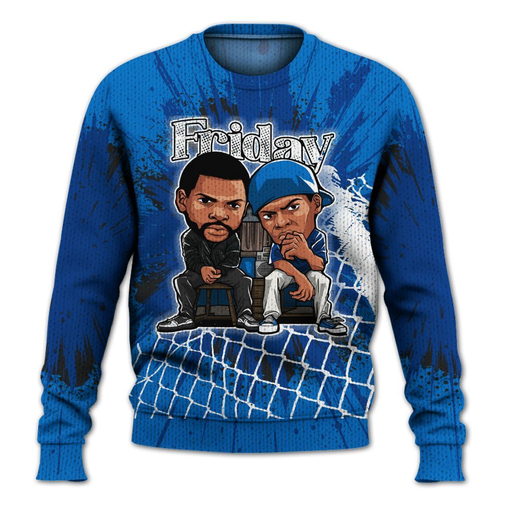 Sweater To Match Blueberry 12s - Friday Movie Graphic