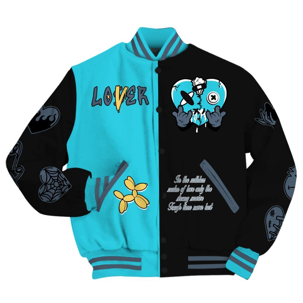 Varsity Jacket To Match Retro Gamma Blue 11s - Loser Lover Heartbreak All Over Print