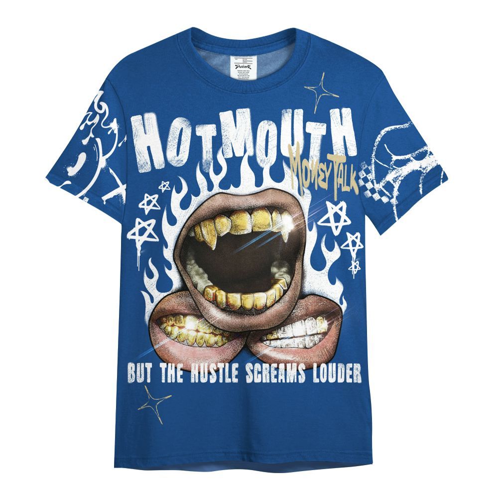Shirt To Match Air Ship Royal Blue - Mouth Burning Street Style All Over Print