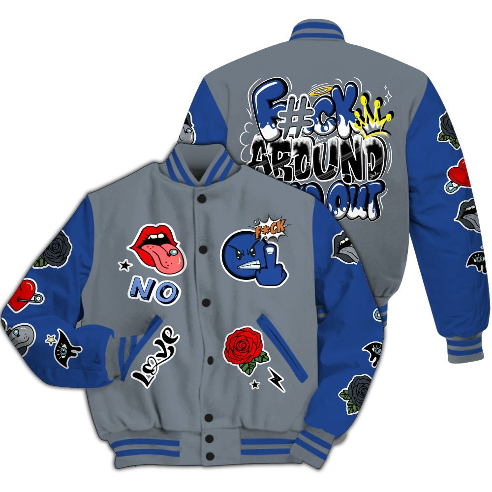 Varsity Jacket To Match RS-X GS League - FK Around Find Out All Over Print