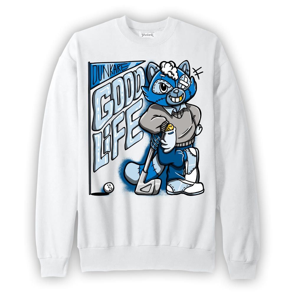 Sweatshirt To match Industrial Blue 4s Sweatshirt - Good Life Raccoon Graphic