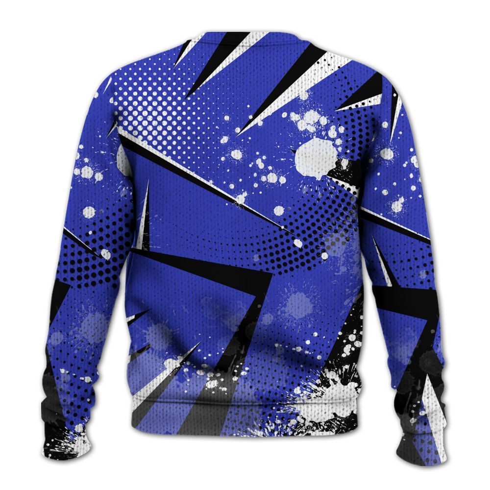 Knitted Sweater To Match Retro Black Concord 12s - Poly Trust No One Dripping