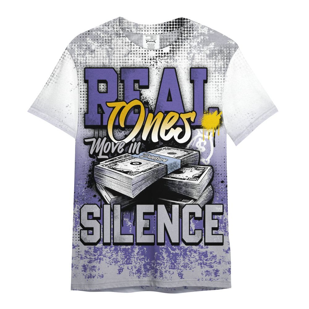 Shirt To Match Lakeshow 4s - Move In Silence Money Street Retro All Over Print